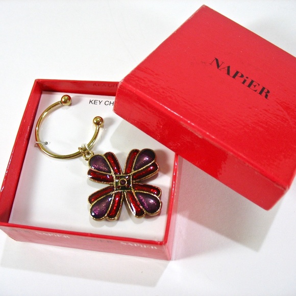 NAPIER Maltese Cross Key Ring, Original Box, 90's - Picture 2 of 8
